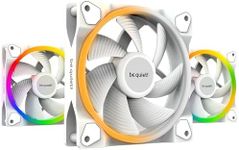 Be Quiet! Light Wings PWM Coolong Fan, 120 mm Size, White (Triple-Pack)