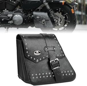 KEMIMOTO Motorcycle Swing Arm Bag Swingarm Storage Side Bag Compatible with Softail Sportster Models Dyna Low Rider Fat Bob