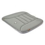 GiGi G-1586B Pure Memory Foam Breathable Car Seat Cushion Pad Mat for Home/Office Chair, Car Seat (Grey), Pack of 1