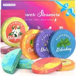 POPCHOSE Shower Steamers Aromatherapy 8 Scents- Valentines Day Gifts, Birthday Gifts for Women, Mom, Men, Self Care Shower Tablets with Natural Essential Oil, Stress Relief & Home Spa Shower Bombs