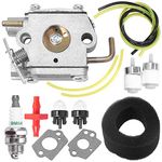 Anxingo 753-04144 Carburetor for Troy Bilt TB320BV TB310QS Ryobi MTD 320BVR RGBV3100 Yard Man YM320BV YMGBV3100 YM1000 YM1500 YM300 YM400 Blower 753-04408