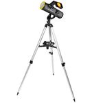 Bresser 4676359 Telescope Solarix 76/350 with Solar Filter for sun and night observing - Black