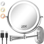 Wall Mounted Makeup Mirror with Lig