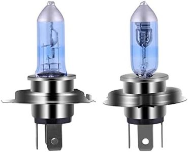 Halogen Headlight Bulb with Super White Light，Long Life, 2 Pack 9003 H4 Halogen Headlight Bulb pair-standard H4