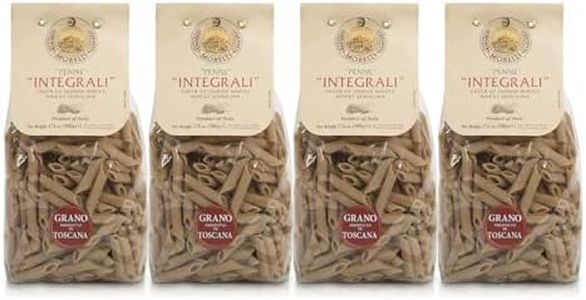 Morelli Penne Integrali Whole Wheat Pasta - Imported Pasta from Italy 17.6oz / 500g (4 pack)