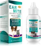 Dog Ear Cleaner,Pet Ear Mite Cleaning Ear Cleaner Drops,Ear Drops for Dogs,Keep Itchy Ears Cleaner,Odor & Healthy Ear Canals