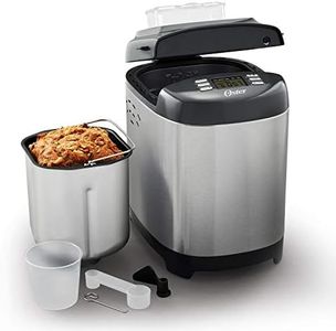 Oster Bread Maker with ExpressBake | 2 Pound Capacity,Grey