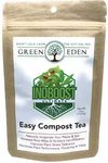 Easy Compost Tea for Plants by GreenEden - InoBoost Ultimate - No Brewing Needed - Increase Flowering & Yields - Soluble Bacteria for Soil or Hydroponics - 4oz. Makes 25 Gallons