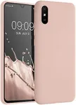 kwmobile Case Compatible with Xiaomi Redmi 9A / 9AT Case - Soft Slim Protective TPU Silicone Cover - Coconut Swirl