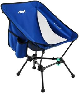 MISSION MOUNTAIN Compact Camping Chair, Lightweight Folding Camp Chairs for Adults, Portable Camping Chair, Ultralight Backpacking Chair for Outdoor, Beach, Picnic, Hiking