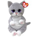 TY Morgan Cat Beanie Bellies Medium 24cm - Squishy Beanie Baby Soft Plush Toys - Collectible Cuddly Stuffed Teddy