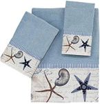 Avanti Linens - 3pc Towel Set, Soft & Absorbent Cotton Towels (Antigua Collection)