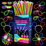 Millegu Glow Sticks Party Set, 100 