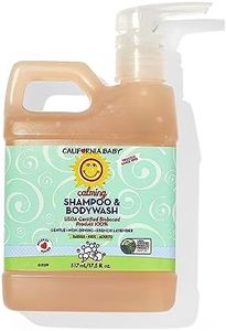 California Baby Calming Lavender Shampoo and Body Wash | 100% Plant-Based (USDA Certified) | Allergy Friendly | Baby Soap and Toddler Shampoo for Dry, Sensitive Skin | 517 mL / 17.5 fl. oz