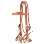 Weaver Leather Justin Dunn Bitless Bridle, Russet, Horse Size