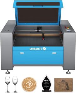 OMTech 100W CO2 Laser Graviermaschine 1000 x 600mm Lasergravierer Lasergravurmaschine 600mm/s Graviergerät USB-Anschluss mehr als 1000 Materialien LightBurn CorelDRAW AutoCAD