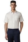 Van Heusen Men's Modern Fit Shirt (VHSHBCUBD96902_Off White