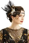 BABEYOND 1920s Headpiece Flapper He