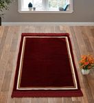 KETOSTICS Premium Velvet Aasan/Prayer/Meditation Janamaz for Namaz Muslim|44x28 Inch,Plain Maroon