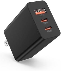 USB C Wall Charger,3-Port 100w GaN Fast Charging Station Compact Wall Charger for MacBook, XPS, Galaxy S24, iPhone 16/15 and More Series