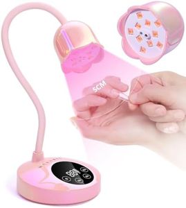 Makartt UV Lampe für Gelnägel - Cherie Kabellose USB 30W Nagellampe mit Schwanenhals, 4 Timer & Auto Sensor, Professionelle Schnelle Aushärtung für Gel Polish Nail Art