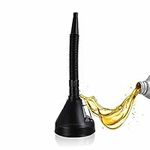 Fuel Funnel Plastic Flexi Funnel Multifunctional Funnel With Filter Flexible Liquid Funnel Wide Mouth For Fuel Water Gasoline Petrol Diesel Car Motorcycle Van Filling Bottles Household Essential (1Pc)