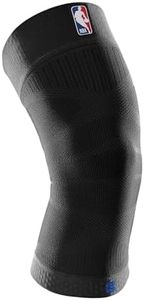 Bauerfeind Sports Compression Knee Support NBA - Lightweight Design with Gripping Zones for Basketball Knee Pain Relief & Performance with Team Designs (Black, S)