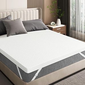 Czpalo 3 Inch Gel Memory Foam Mattress Topper Queen