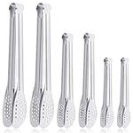 6 Pack Buffet Tongs,Stainless Steel