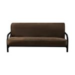 OctoRose Full Size 54x75x8inch 3 Side Zipper Classic Soft Micro Suede Futon Cover / Slipcover / Sofa Day Bed Mattress Cover / Machine Washable Couch Protector (Cover ONLY) (Chocolate Brown)