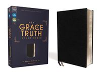 NIV, The Grace and Truth Study Bible, European Bonded Leather, Black, Red Letter, Comfort Print