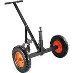VEVOR Adjustable Trailer Dolly, 1000lbs Tongue Weight Capacity, Carbon Steel Trailer Mover with 19''-26'' Adjustable Height & 2'' Ball, 16'' Pneumatic Tires & Universal Wheel, for Moving RV Trailer