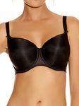 Fantasie Women's Smoothing Moulded T-Shirt Bra, Black, 36F