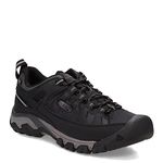 KEEN Men's Targhee exp wp-m Hiking Shoe, Black/Steel Grey, 12 M US