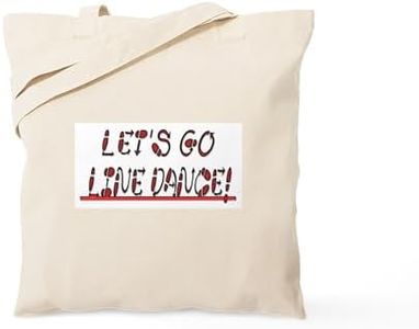 CafePress LINE Dance! Design #1 Tote Bag Natural Canvas Tote Bag, Reusable Shopping Bag