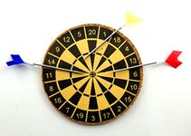 Dolls House Games Room Pub Accessory Dart Board Darts 7