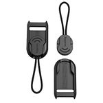 SMALLRIG Camera Strap Rapid Connectors with Base, Shoulder Neck Strap Clip Adapter, Quick Release Buckle Kit - PAC2421