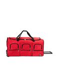 Rockland Rolling Duffel Bag, Red, 40-Inch, Rolling Duffel Bag