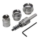 Greenlee 655 Kwik Change Stainless Steel Hole Cutter Kit, 5-Piece