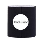 bare wear Boob Tape Plus Waterproof & Sweat-Proof Body Tape Roll | Safe to Use Directly on Skin Breast Lifting Tape | 5m 7.5cm | Black