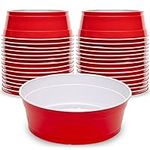 GoBig Red Party Cup Bowls - 30 Larg