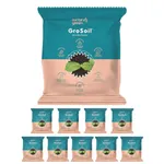 Nurturing Green® GroSoil - All in One Compressed Potting Mix for Plants (115gms x 10 packs) | Universal Soil Blend with Essential Nutritions | Eco-Friendly & Nutrient-Rich Mix for Healthy Plant Growth