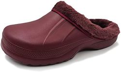 Amoji Winter Lined Clogs Fur Garden