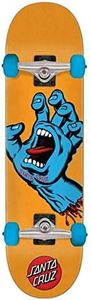 Santa Cruz Screaming Hand Mid Sk8 Completes, Orange, 7.80" x 31"