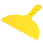 Sourcingmap Wall DIY Decoration Painting Grain Pattern Graining Comb Tool Yellow