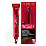 L’Oréal Paris Eye Cream, with Hyaluronic Acid, Vitamin C, Pro Retinol to Reduce Look of Wrinkles and Under-Eye Bags, Revitalift Triple Power LZR, Skincare, 15ml