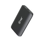 EVM EnSave External SSD 256GB - Smallest Portable SSD - 550 Mb/s Read & 500 Mb/s Write - USB 3.1 Gen 2 Type C - 10 Years Warranty (EPSSD/256GB)