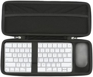 RAIACE Hard Storage Case Compatible with Apple Magic Keyboard Numeric Keypad + Apple Magic Mouse. (Case Only) - Black