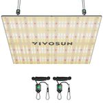 VIVOSUN VS3000 LED Grow Light with Samsung LM301 Diodes & Driver, Sun-Like Full Spectrum for Seedling, Vegetative & Flower, 300 W Plant Lamp for 90 x 90 cm/120 x 120 cm Grow Tent