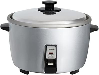 Panasonic Commercial Rice Cooker, Large Capacity 46-Cup (Cooked), 23-Cup (Uncooked) with One-Touch Operation and 8-Hour Keep Warm - SR-42HZP - Silver